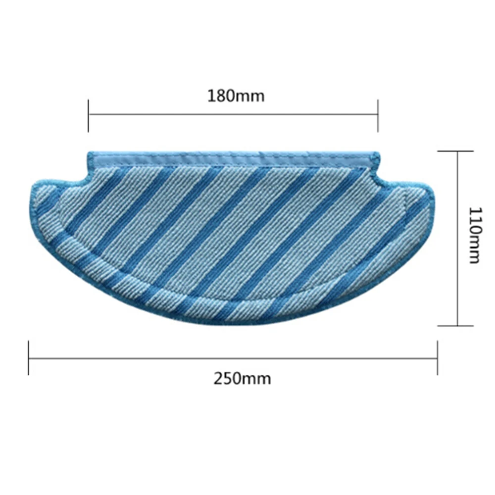 

5PCS Mop Cloths Cleaning Cloths For Ecovacs Deebot T8 Robot Vacuum Cleaner Accessories 250*110mm Durable