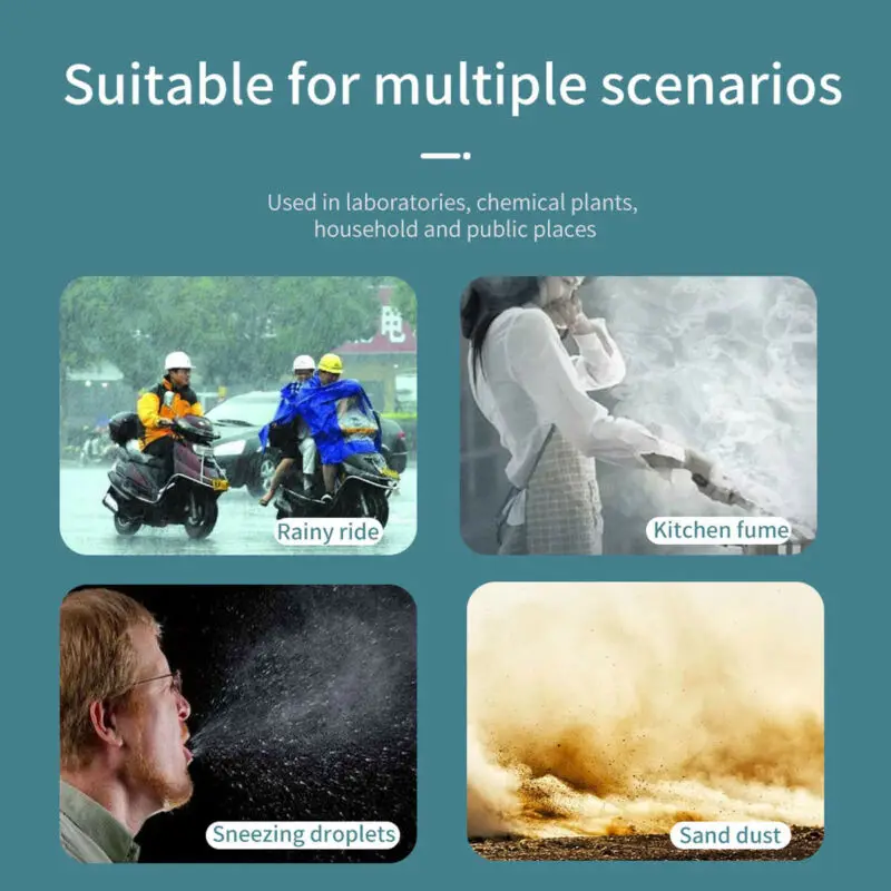 Прозрачная Пыленепроницаемая Защитная Полнолицевая маска против капель 1 шт. для