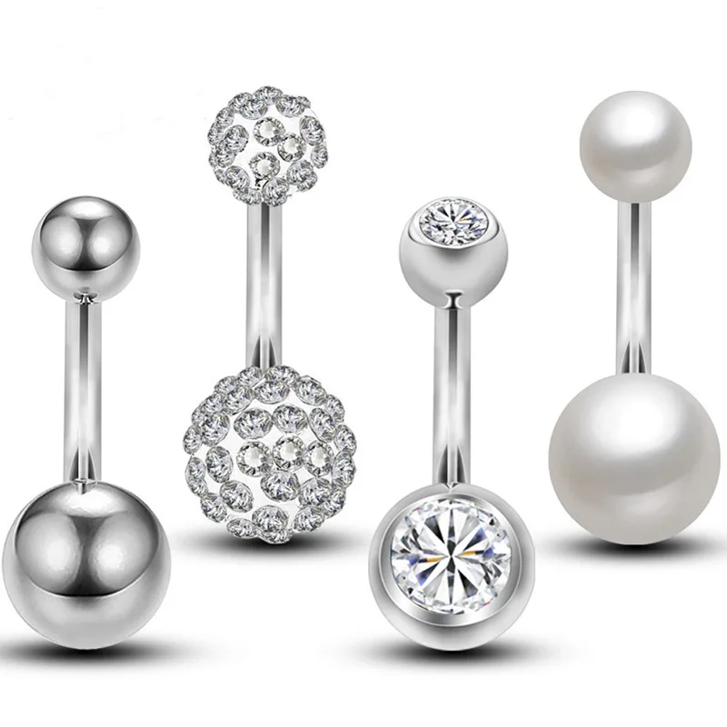 Step Expert Group Combine Suit Stainless Steel Zirconium Shiduqi Nail Navel Ring Puncture Ornaments |