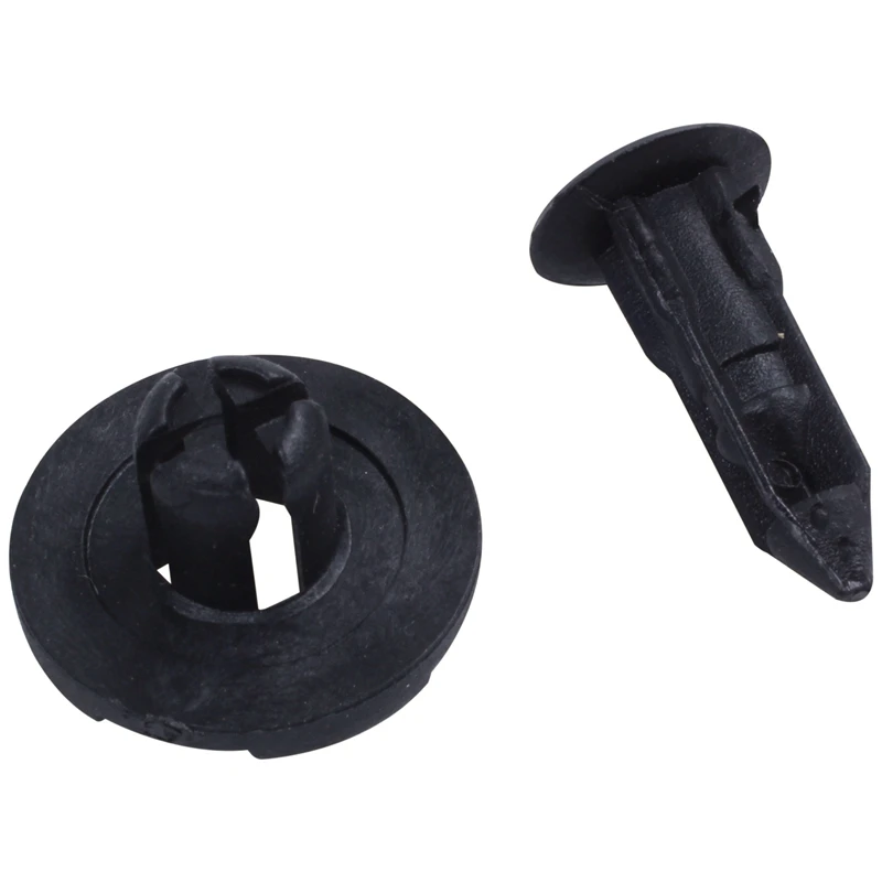

20 pcs Plastic Rivets for Clip Screw Type Fastener, Black