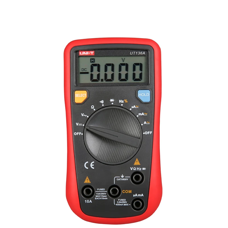 Цифровой мультиметр UNI-T UT136A UT136B UT136C UT136D Автоматический диапазон проверка