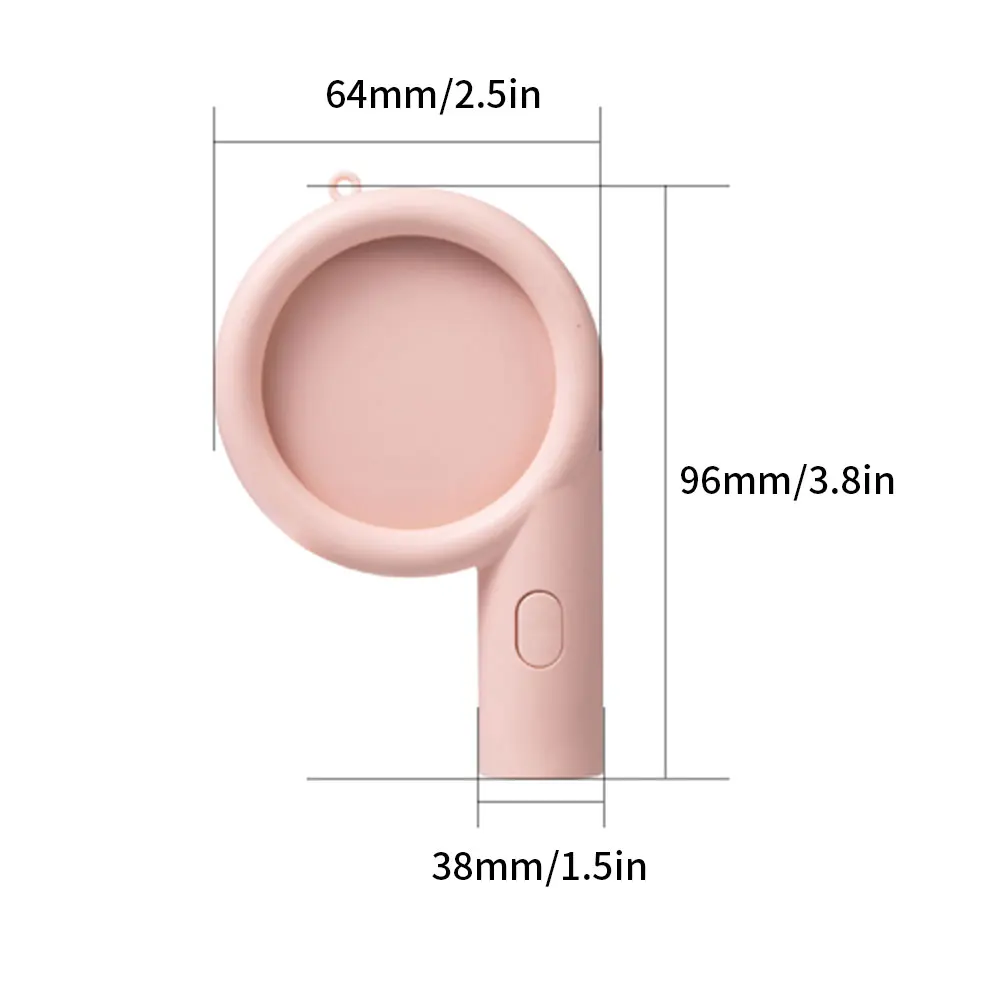 

Mini Handheld Fan Personal Necklace Portable Fan Adjustable 3 Speeds USB 800mAh Battery Desk Rechargeable Fan For Kids Adult