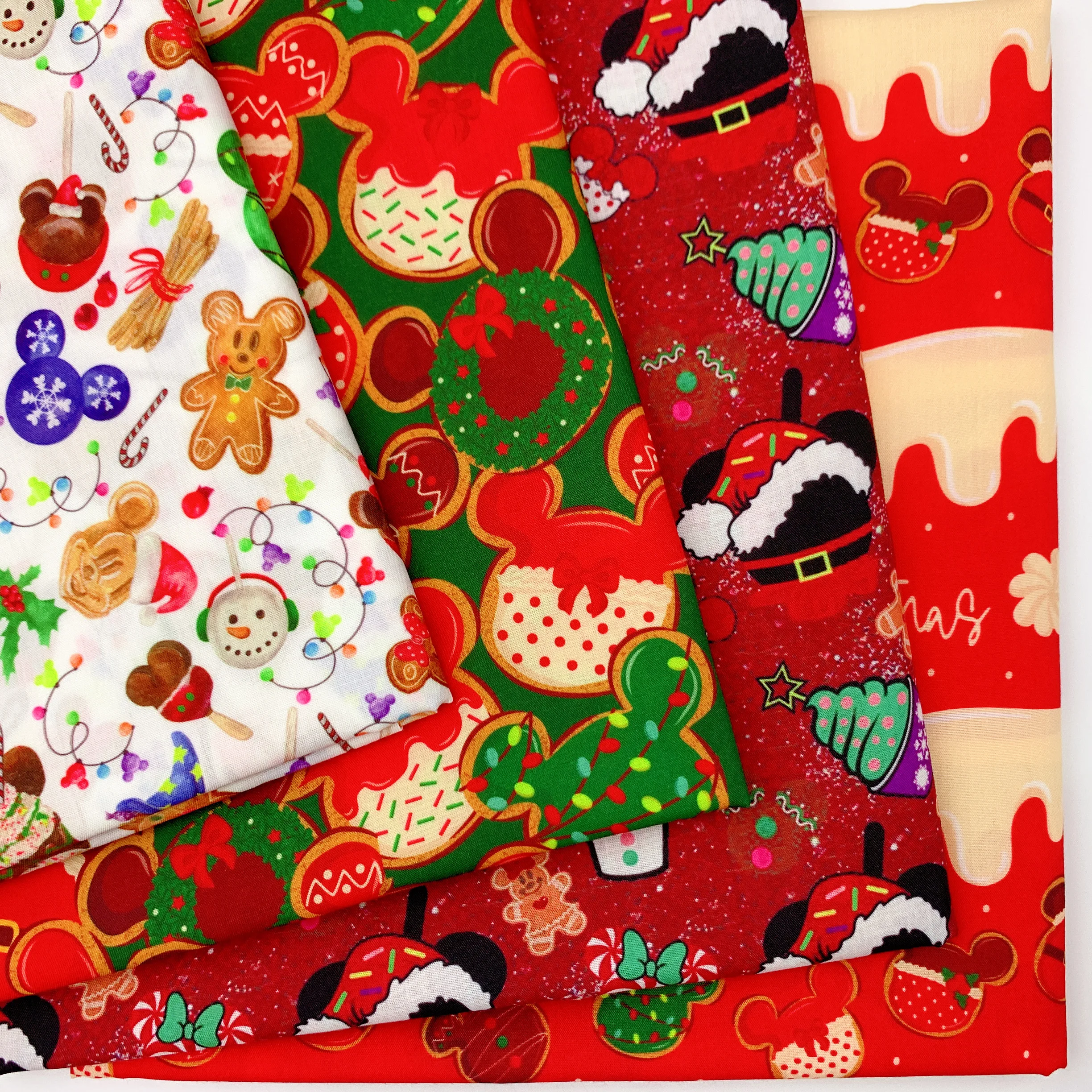 Wide145 мультфильм Диснея Микки Минни Хэллоуин Рождество полиэстер хлопковый