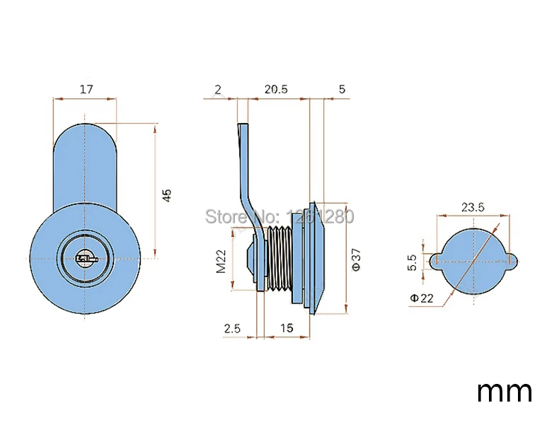 Замок с язычком Электрический шкаф водяная почта коробка дверной замок