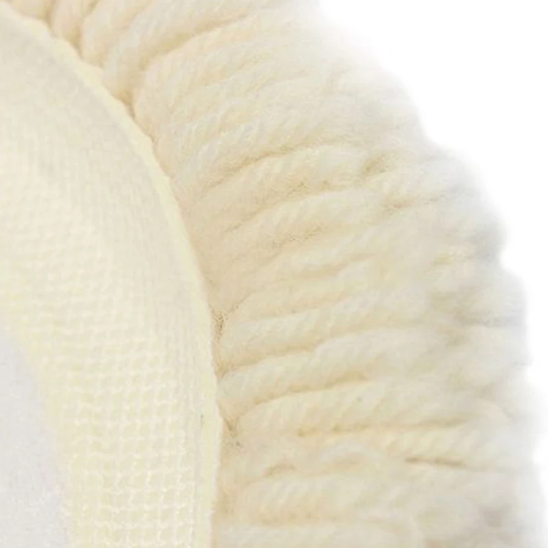

7\\\\\\\" Car WhiteFurniture Soft Wool Polishing Pad Buffing Disc Beauty Waxing Supply