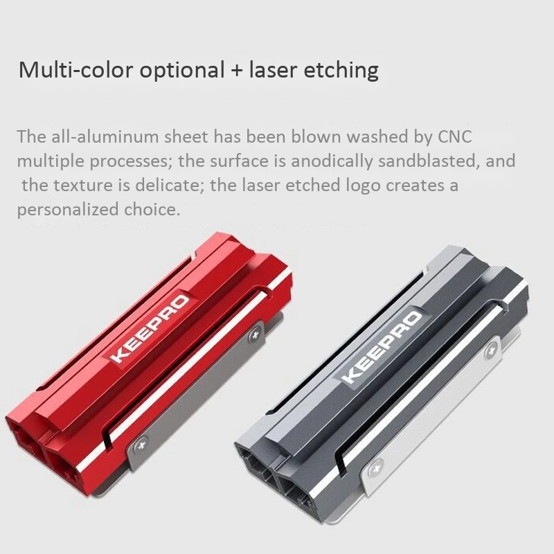 

Keepro Mk-200 Heat Sink, Ssd Hard Drive Heat Sink Is Suitable for M.2 2280 Single/Double-Sided Chip Hard Drives