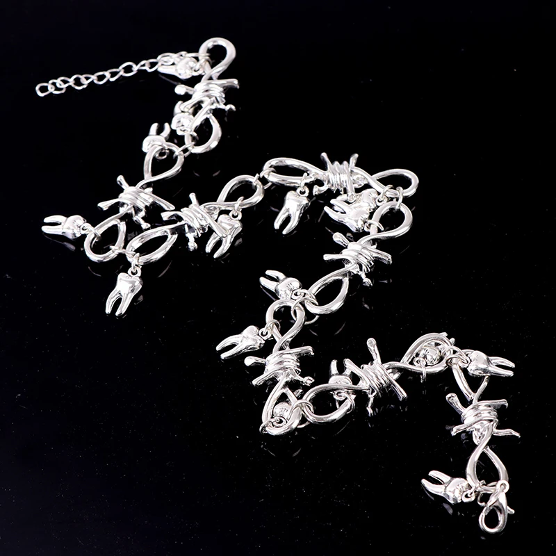 Волшебный чокер из колючей проволоки необычные украшения готические ювелирные