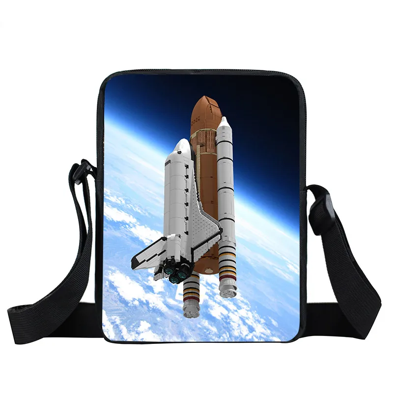 Космический корабль/астронавт/галактика мини сумка мессенджер женская сумки для