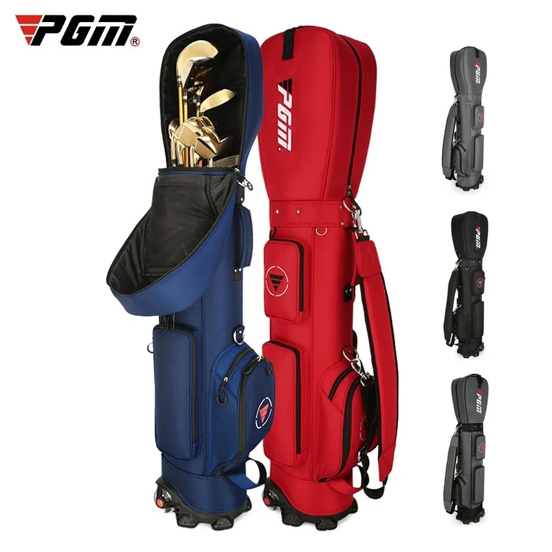 PGM Golf Bag with Wheels Ultra-light Sport Standard Golf Bags Large Capacity Golf Aviation Ball Storage Disc Golf bag