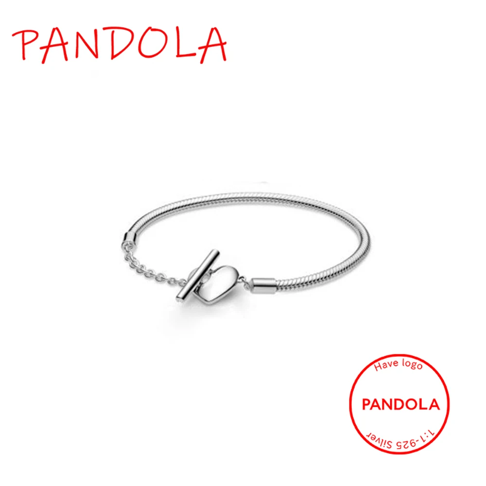 

Moments Heart T-Bar Snake Chain Bracelet 599285C00