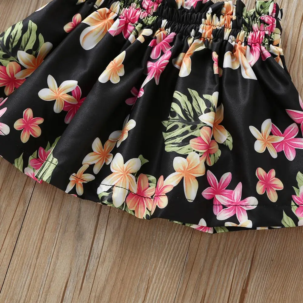 Эластичная юбка пачка с цветочным рисунком для маленьких девочек принцессы Kinderrok