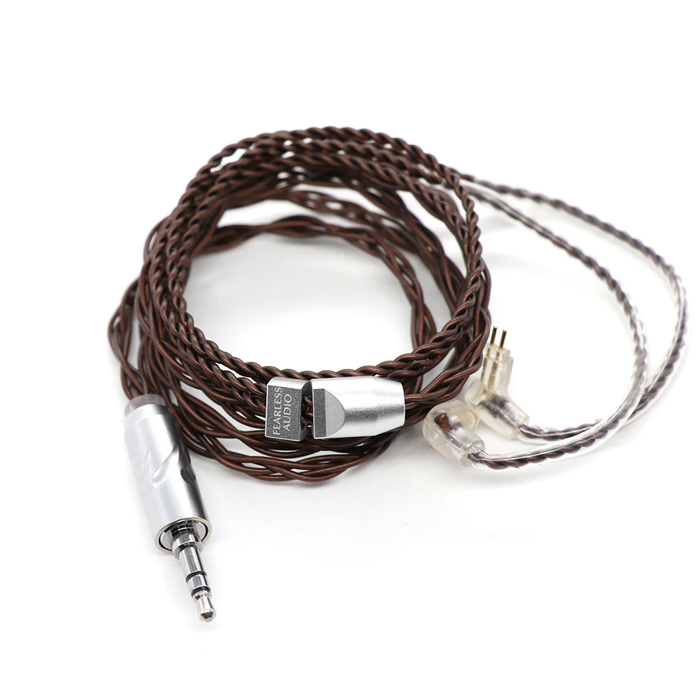 

Бесстрашный аудио 2-контактный 0,78 мм HiFi OCC наушник IEM кабель для Roland