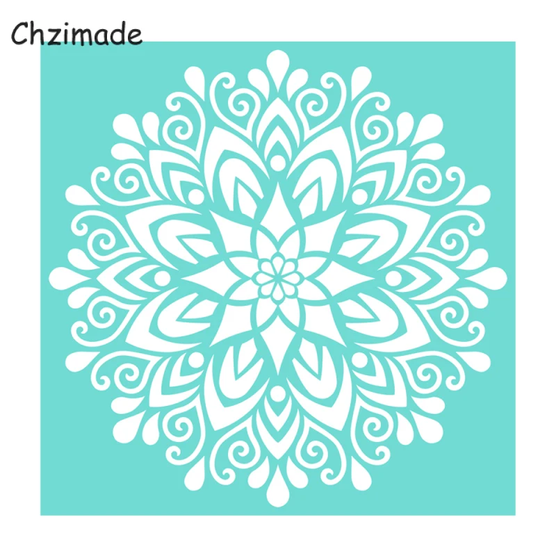 Трафарет для шелкографии Chzimade самоклеящийся с винтажными цветами сетчатые