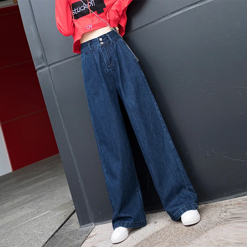 

Baggy Jeans Womens 90s Jean Femme High Waist Korean Spodnie Damskie Jeansy Z Wysokim Stanem Loose Wide Leg Jeans Women Clothing