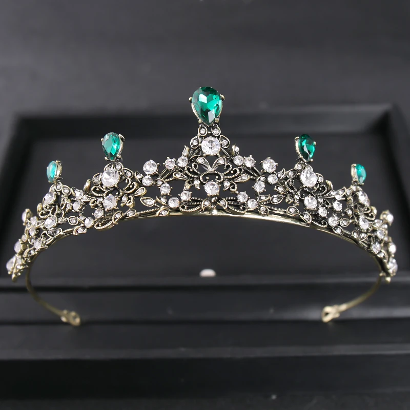 Тиары и короны в барочном стиле хрусталя для невесты роскошные диадемы из