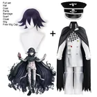 2020 костюм кокичи Ома из данганронпа V3, костюм для косплея президента кокичи омы, плащ и шляпа, костюмы для Хэллоуина