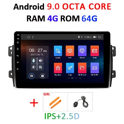 9.0 4G 64G 64G DSP ips Android 9,0 Автомобильный gps радио для Suzuki SX4 2006 2007 2008 2009-2013 Мультимедиа Навигация стерео Авто без DVD плеера - Цвет: 9.0 4G 64G