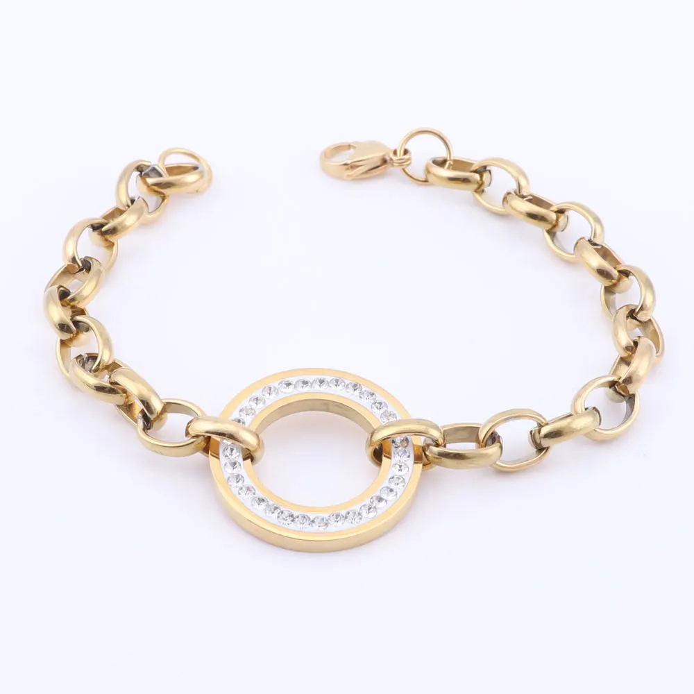 CYNTHIA горячая распродажа ювелирные наборы из нержавеющей стали женские круглые