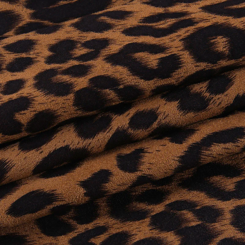 

Women Summer Split Leopard Skirt 2021 Fashion Long Skirt Sexy Woman Lady Clothes Brown Flower Skirts Fall Asymmetrical