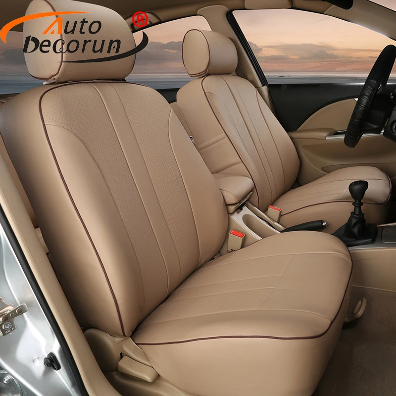 AutoDecorun из искусственной кожи подушка на сиденье для Volkswagen VW caddy наборы чехлов