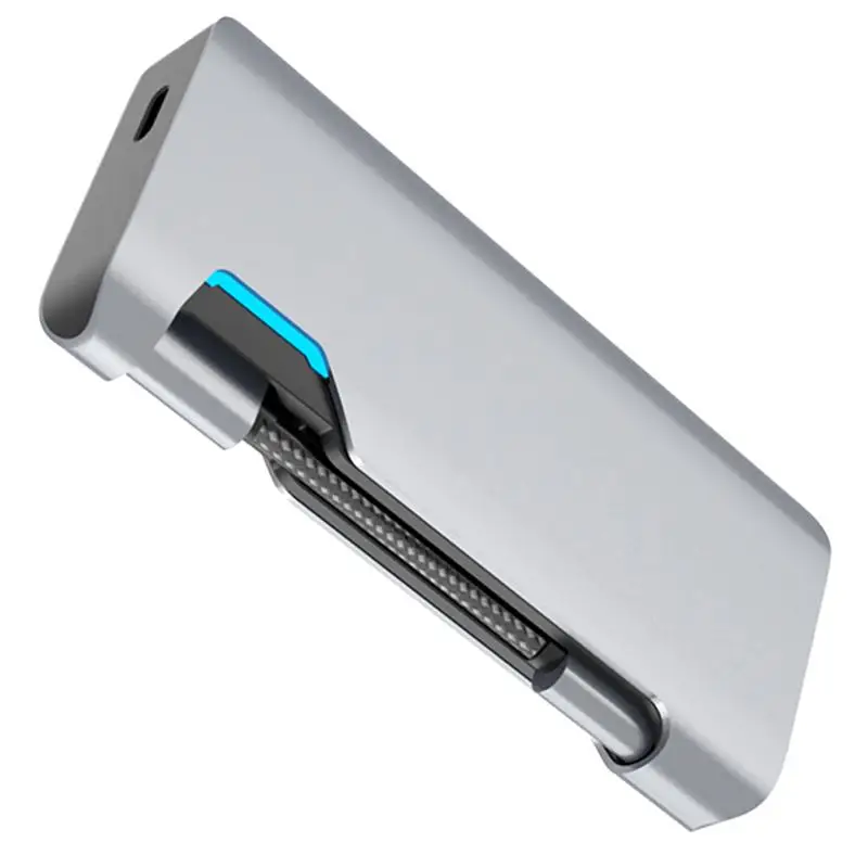 Концентратор USB Type C 7 в 1 к HDMI совместимый 3 0 SD TF RJ45 PD многопортовый адаптер для