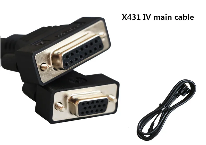 Основной кабель OBDII 16pin разъем для запуска X431 master GX3 IV диагностический инструмент - Цвет: IV cable
