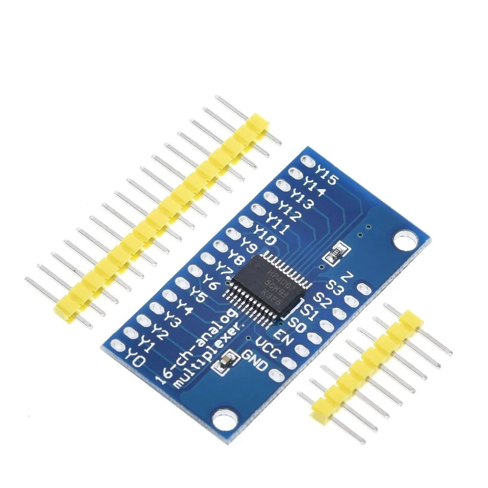 Завеса CD74HC4067 16-канальный с аналоговым и цифровым дисплеем мультиплексор коммутационная плата модуль для Arduino