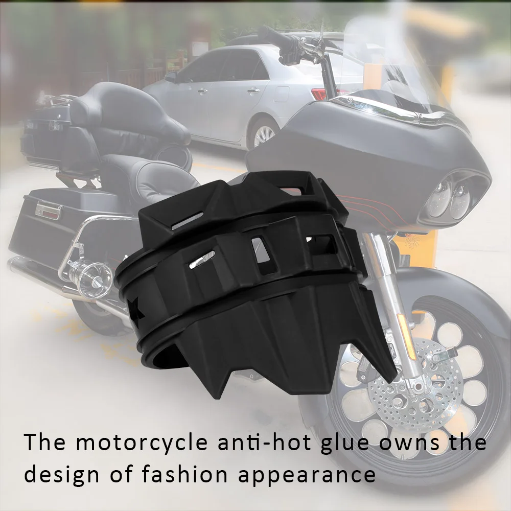 Универсальная мотоциклетная выхлопная труба Противоударная защита Глушитель