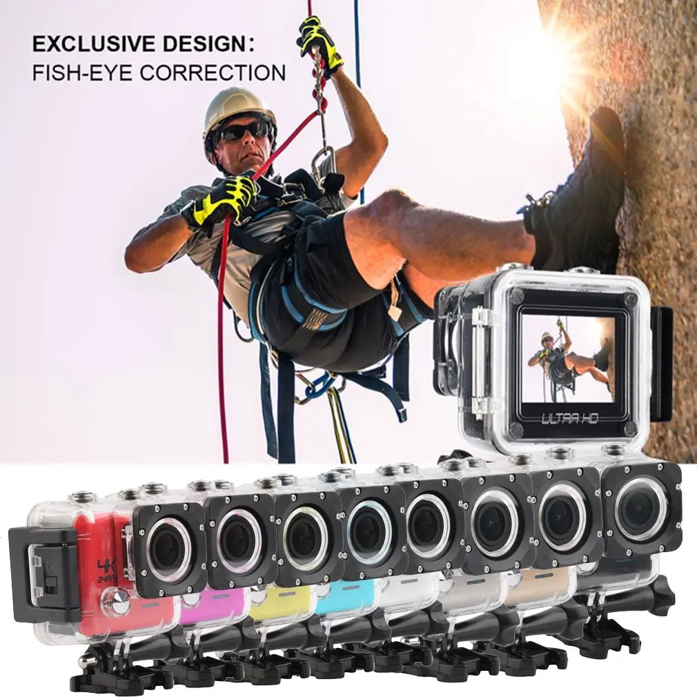 Продажа M20 24fps ULTRA HD 16MP Спортивная экшн-камера мини Wi-Fi водонепроницаемая веб-камера