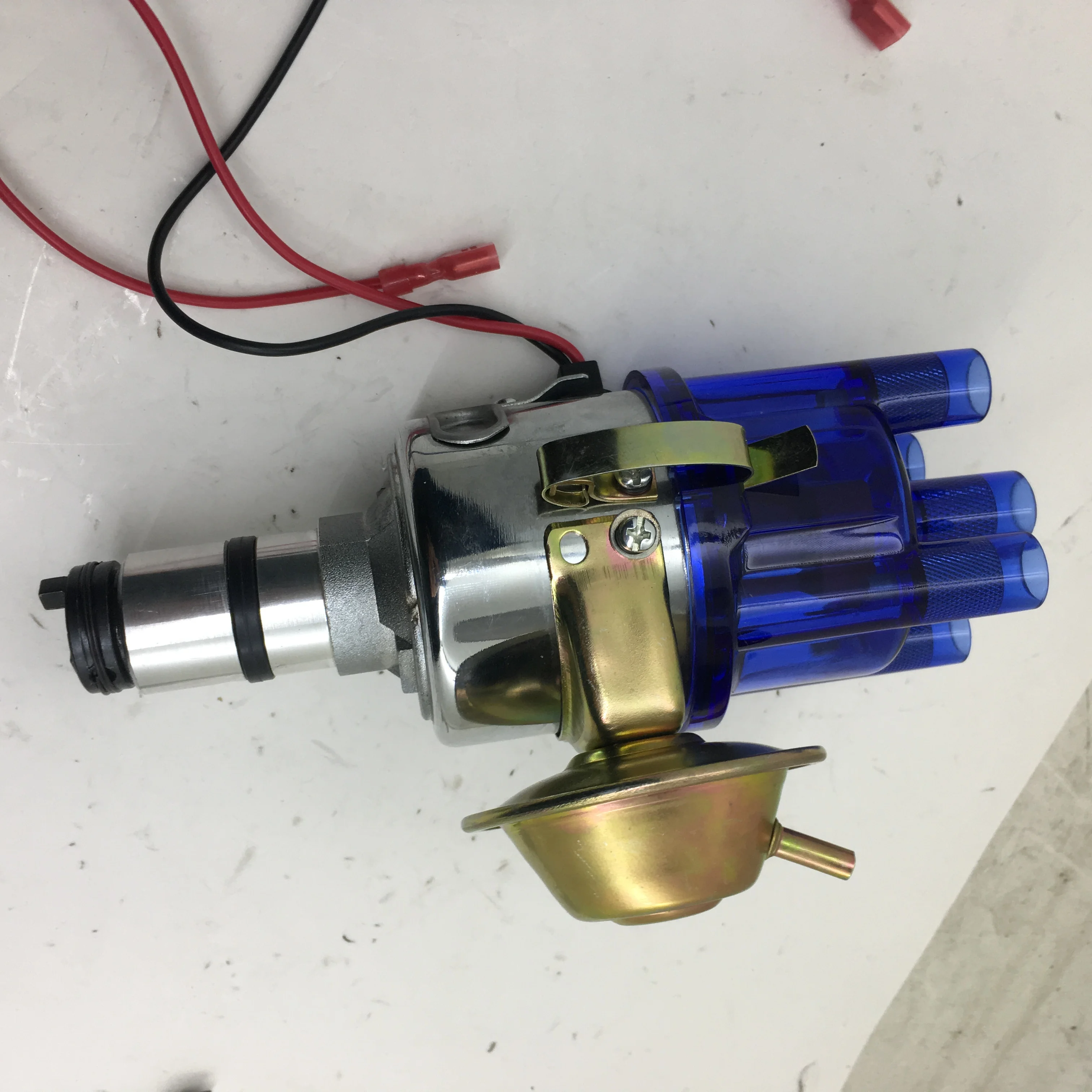 

Полный распределитель SherryBerg, хромированная синяя чистая Крышка для пылесоса VW 034 adv. Электронный дистрибьютор использует все компоненты BOSCH