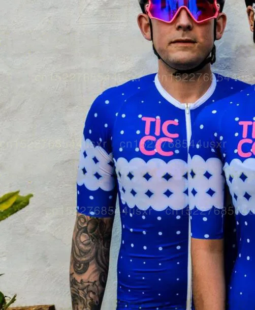 Мужская футболка для велоспорта Ticcc летняя дышащая одежда из полиэстера езды на