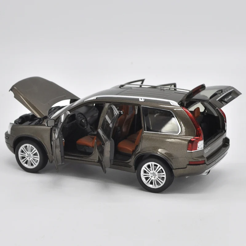 1:18 классическая модель XC90 SUV из сплава под давлением коричневый автомобиль