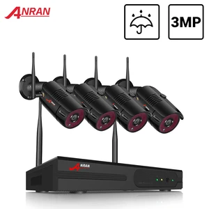 Система видеонаблюдения ANRAN с защитой от непогоды, 3 Мп, HDD NVR