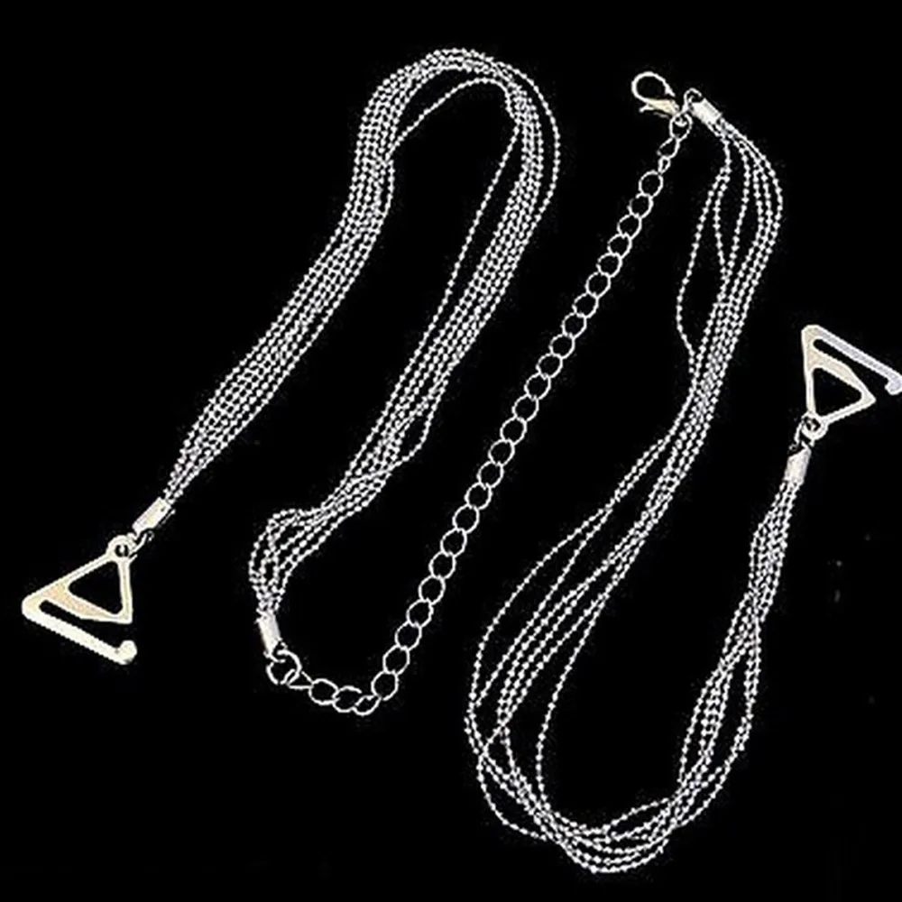 Модный металлический сексуальный бюстгальтер с жемчужинами и стразами для