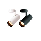 Светодиодный потолочный светильник Focos, точечный светильник с поверхностным креплением, 7 Вт, 12 Вт, 20 Вт, 30 Вт, черный, белый, вращение на 360 , простая установка, семейный магазин