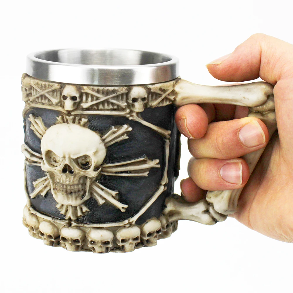 Большой скелета Смерть кости череп кружки чашки на день рождения подарок