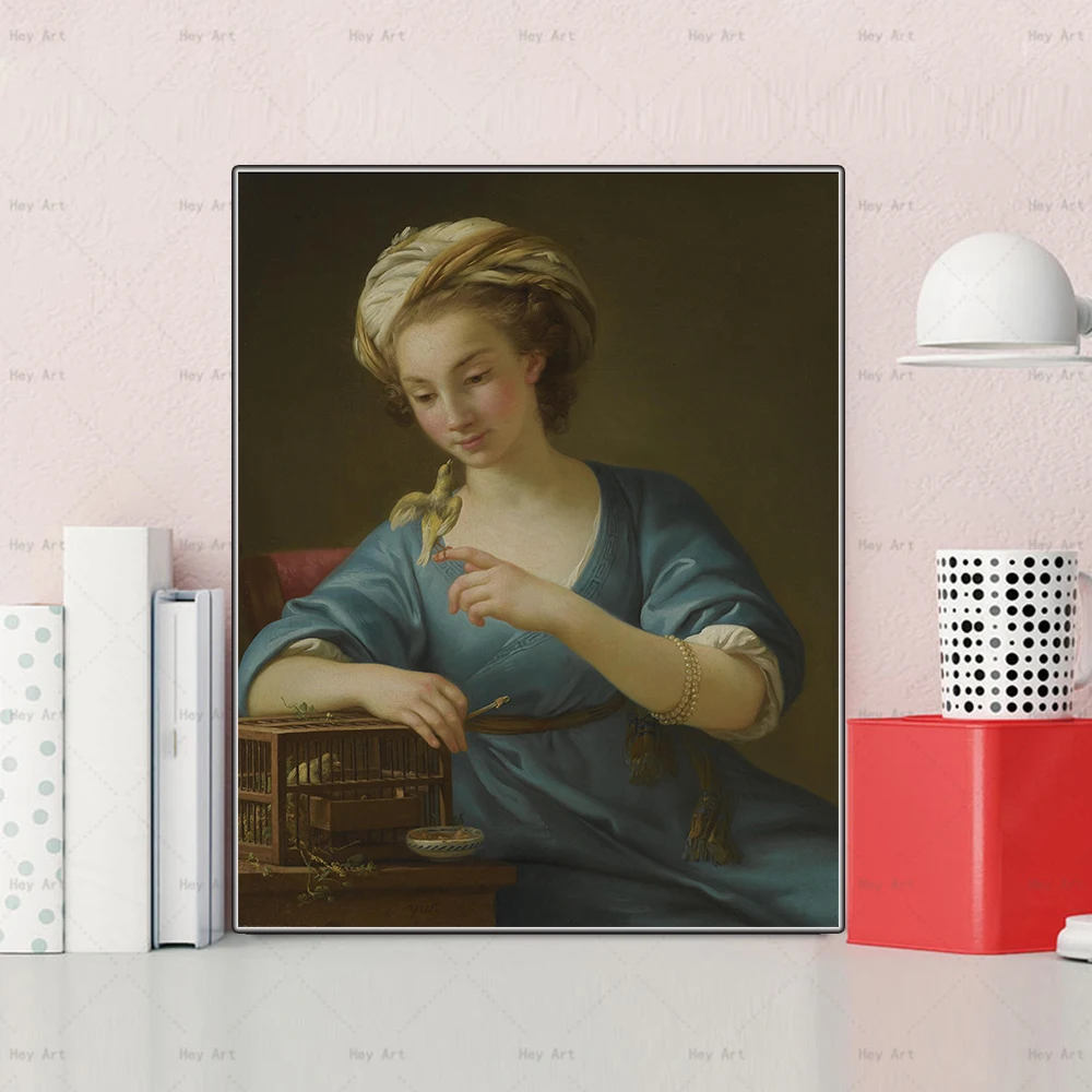 Citon Jean-Baptist Greuze Canvas Young woman холст картина маслом всемирно известное художественное