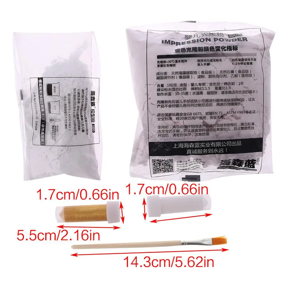 

3D Plaster Handprints Footprints Baby Kids Adult Hand Foot Casting Kit Keepsake