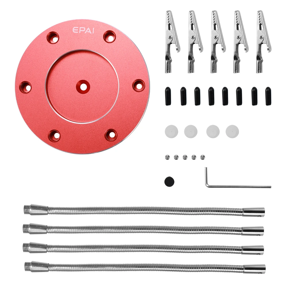 

New Multifunctional Stainless Steel Soldering Helping Hands with 4pcs Flexible Arms for Circuit Board Welding Auxiliary Tools