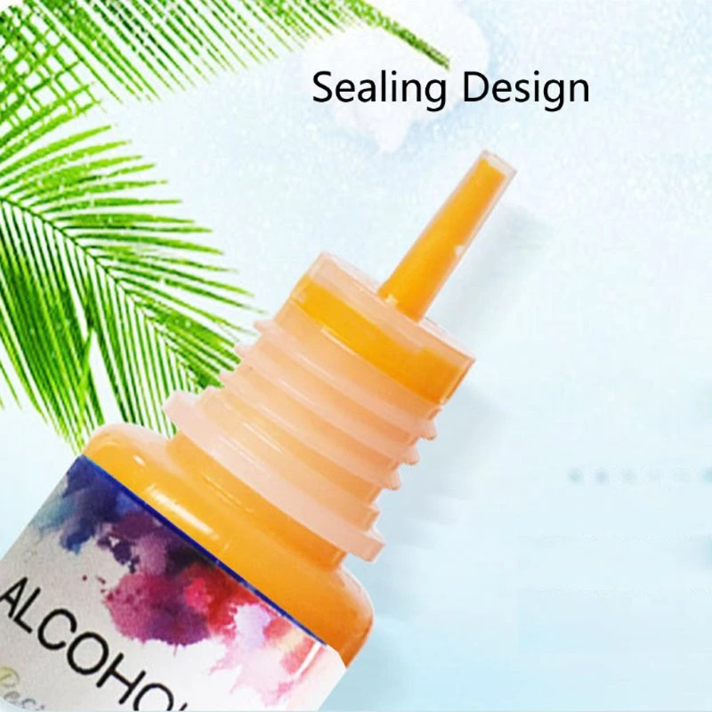 

24 High Concentrated Alcohol-Base Ink Pigment Epoxy Resin Paint Colour Dye Craft