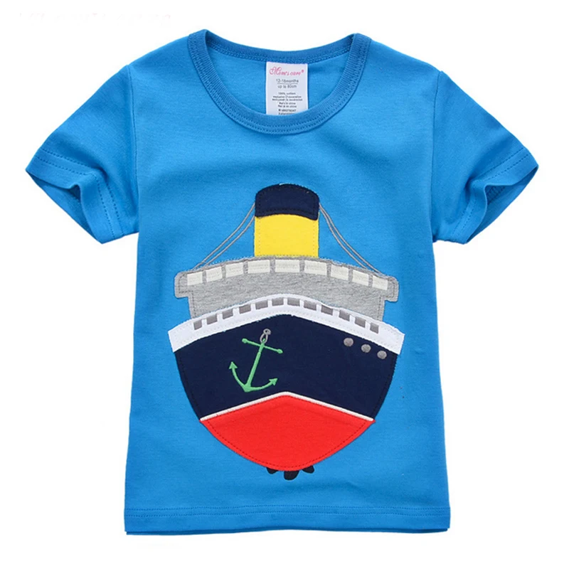 Camiseta de dibujos animados Y93 para ni&ntilde;os, de manga corta Camiseta de algod&oacute;n, sudadera deportiva transpirable de manga corta-1