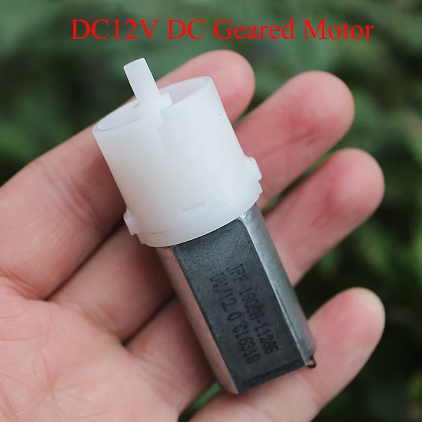 Миниатюрный редукторный электродвигатель постоянного тока DC 12 В 50 мА 180