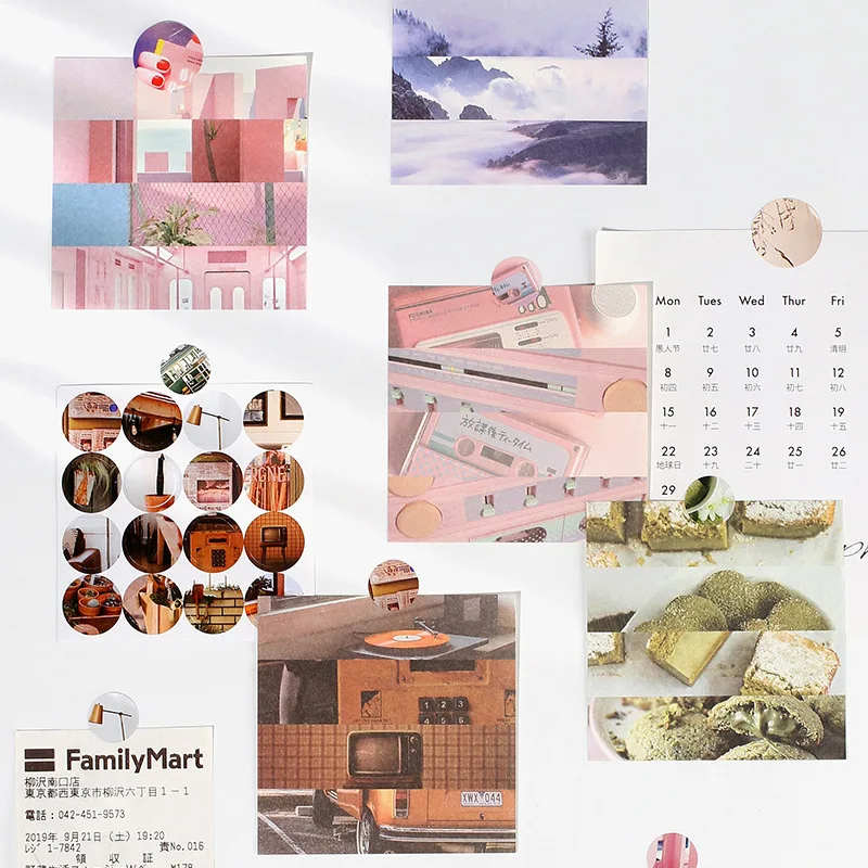 

42pcs/pack Season Series Stickers Scrapbooking Decorative Sticker Planner Diy Diary Album Stick Label Kawaii Stationery