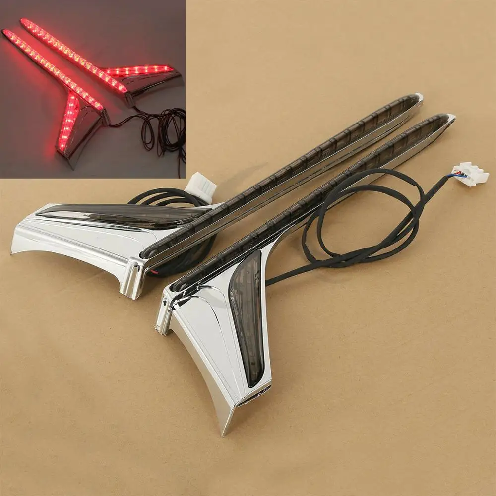 Заднее крыло мотоцикла наконечник вертикальный сума тормозной фонарь