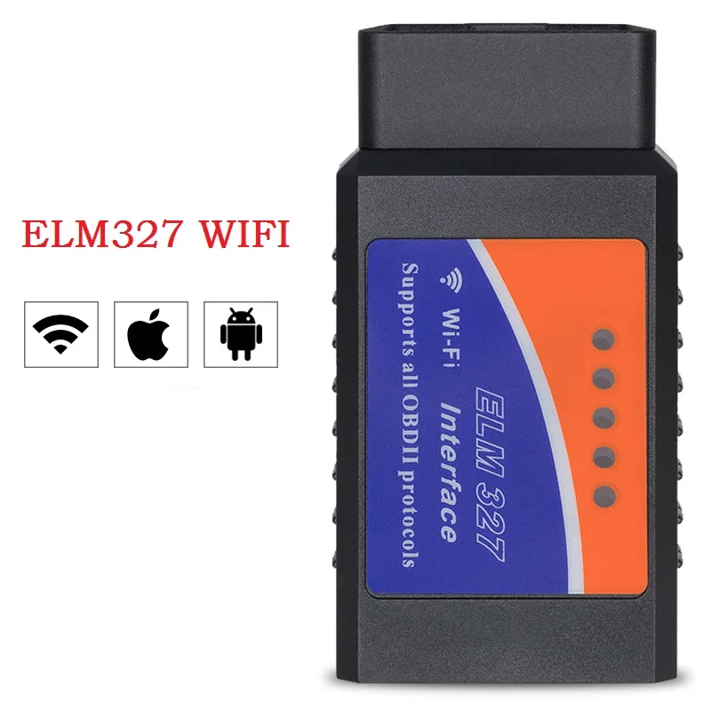 WIFI ELM327 OBD2 Auto Diagnostic Scanner Car detector mini WIFI ELM327 supports Android Apple dual system English version pic25k