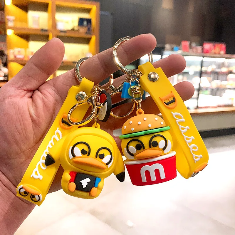 Творческий Kawaii Dudu брелок утка с декором в виде маленькой милой короткая нога