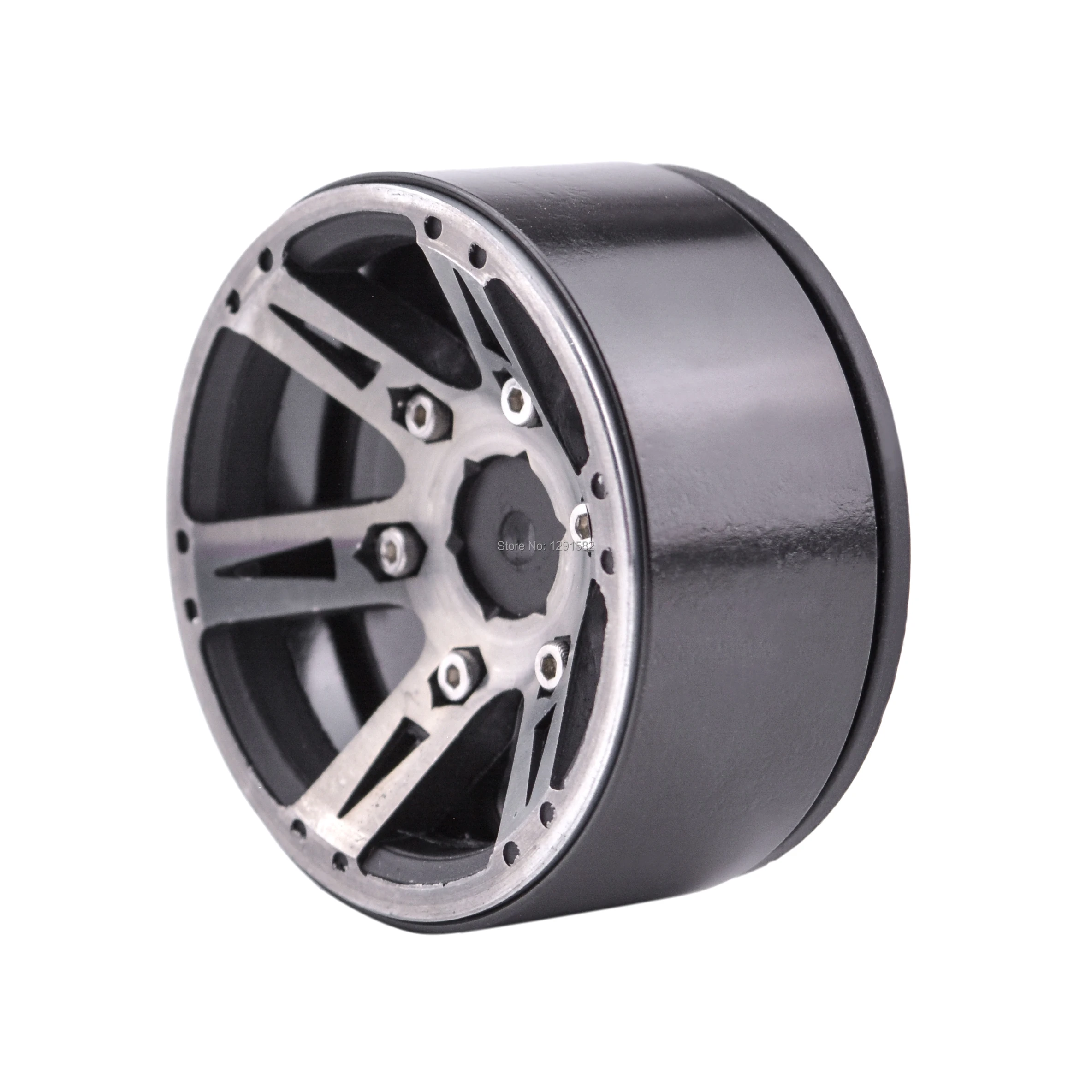 4 шт./лот RC Рок Гусеничный металлический обод колеса 1 9 дюймов BEADLOCK для 1/10 осевая