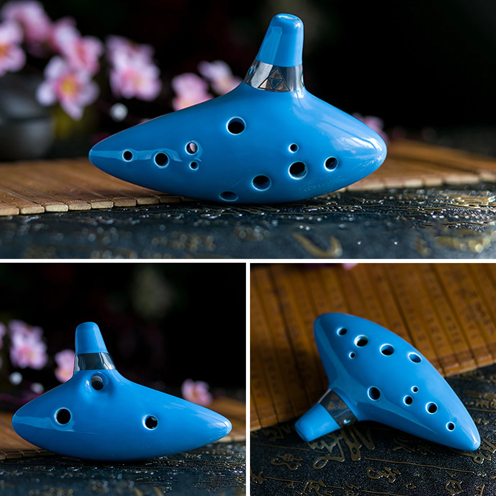 12 отверстий Alto C Zelda Ocarina керамический сосуд флейта музыкальный инструмент с
