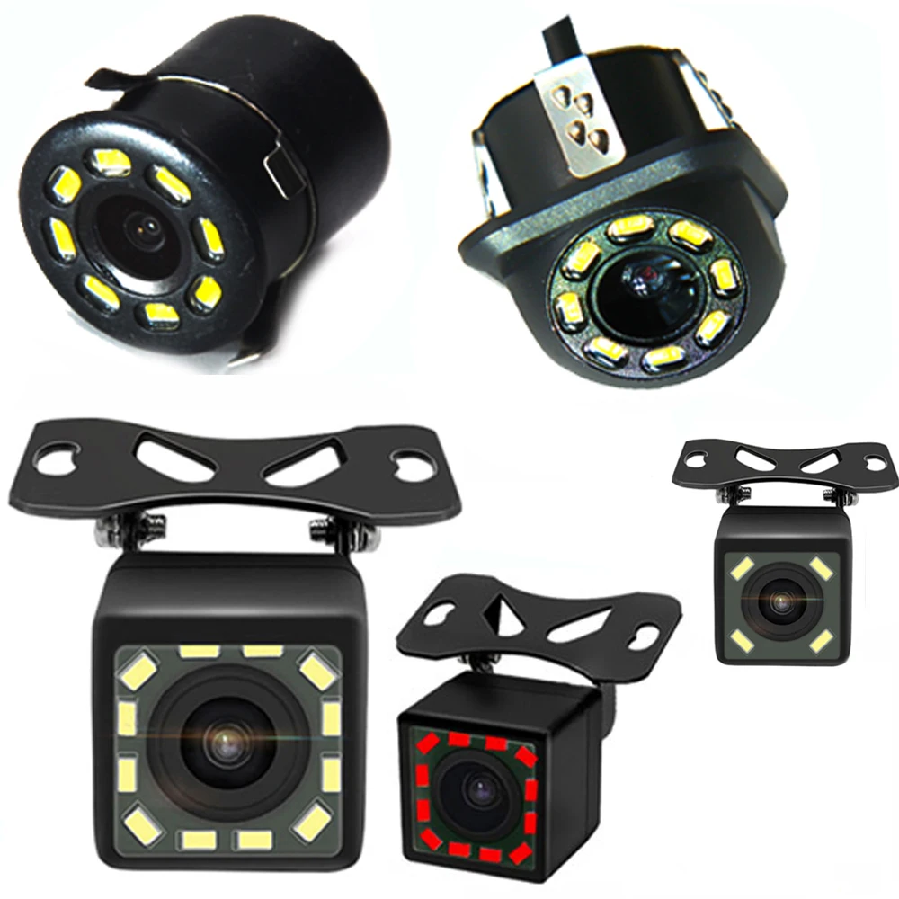 

Car Rear Camera 12 LED IR Night Vision Reversing View Auto Parking Cameras Monitor CCD Waterproof Wide Degree HD Video