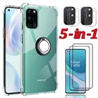 Чехол для One plus 8T чохли Oneplus 9RT чехол с магнитным кольцом-держателем, ударопрочный мягкий прозрачный подушка безопасности ТПУ чехлы Oneplus Nord 2 9 RT 9R стеклован плас 8т норд ванплас 8т 8 т 9rt чехол